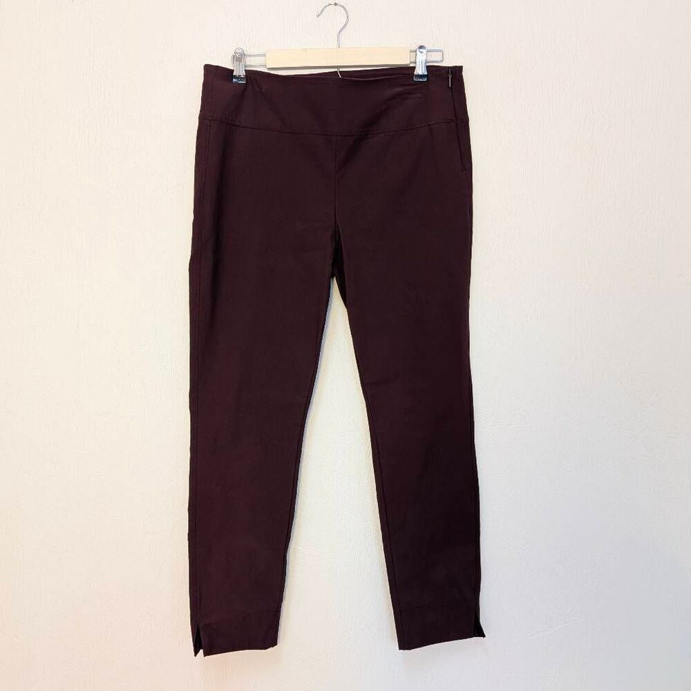 Athleta Wander Slim Ankle Pants Burgundy Size 14